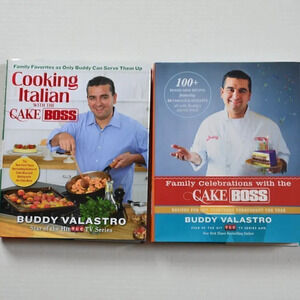 Pair  of Buddy the Cake Boss Cook Books